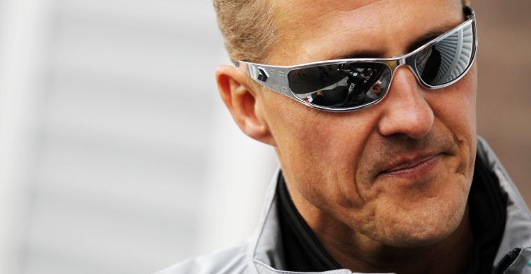 De auto van Michael Schumacher blijkt weinig meer waard