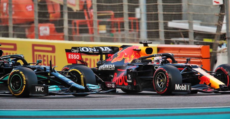 Hamilton en Verstappen vergeleken: 'Hij gebruikt niet de volledige breedte'