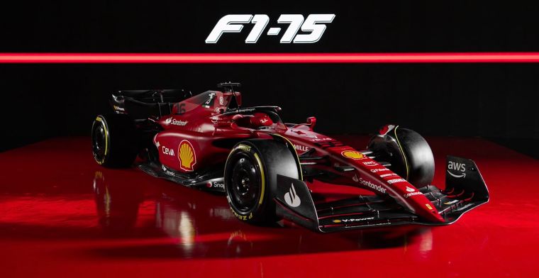 In beeld | Bekijk hier de nieuwe F1-75 van Ferrari voor 2022