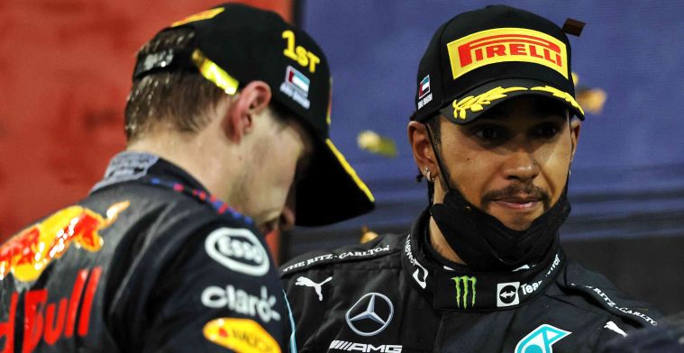 Hamilton zag Verstappen de WK-titel pakken: Heb geen problemen met hem