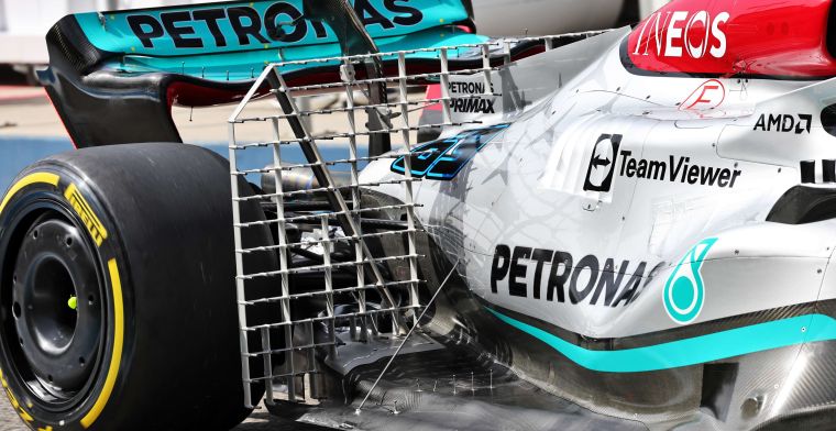 Oplossing van de FIA verhelpt porpoising problemen niet bij Mercedes