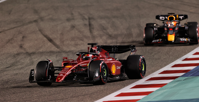 Verstappen en Leclerc laten tijdens GP Bahrein prachtig gevecht zien