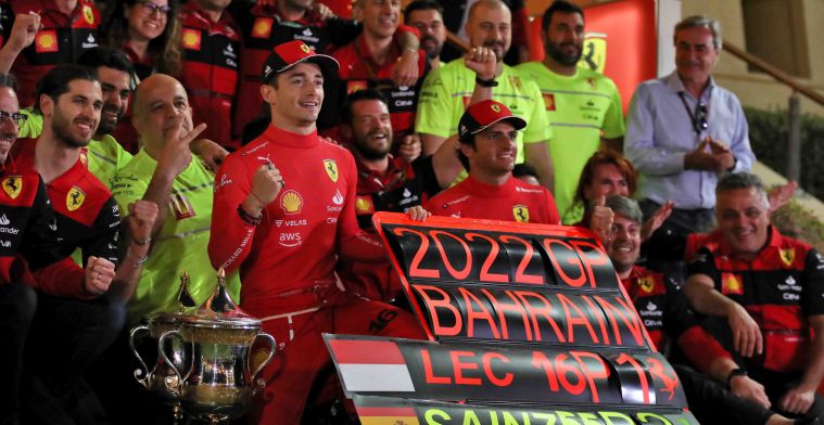 Besef komt bij Leclerc en Sainz: 'We zitten dit jaar in de titelstrijd'