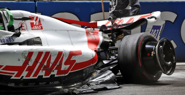 Dit kan de crash van Schumacher gaan kosten voor Haas
