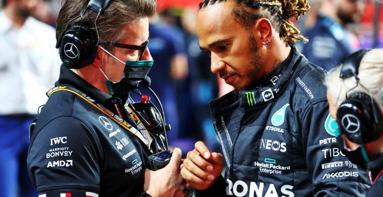 Mercedes sluit niet uit dat Hamilton weer afvalt in Q1: 'Lopen een risico'