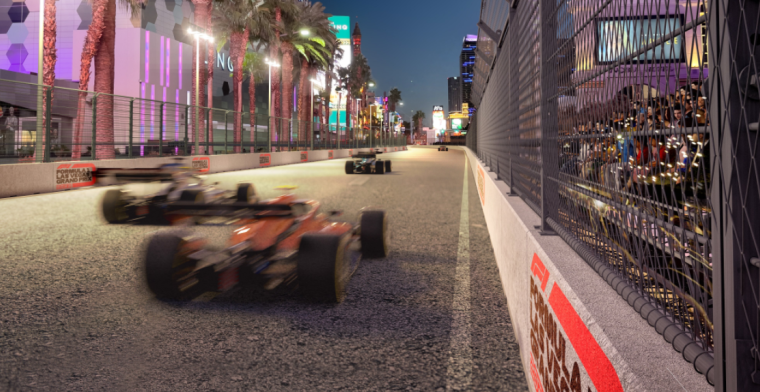 Zo ziet het circuit eruit voor de Grand Prix van Las Vegas in 2023