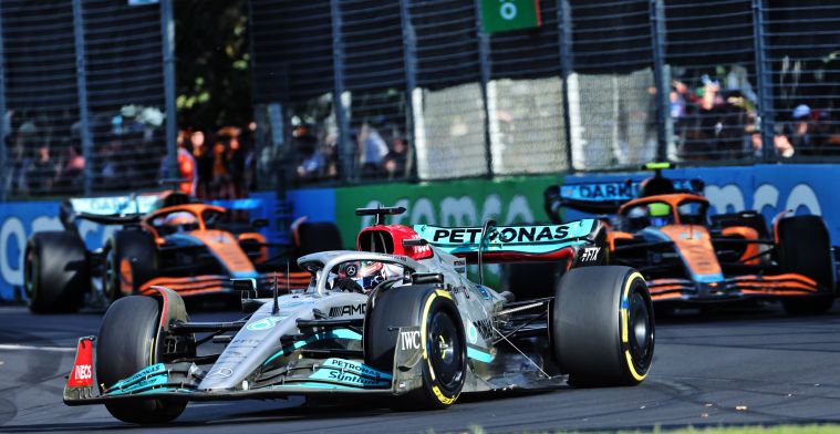 Russell over eerste Mercedes-podium: 'Profiteren van de pech van anderen'