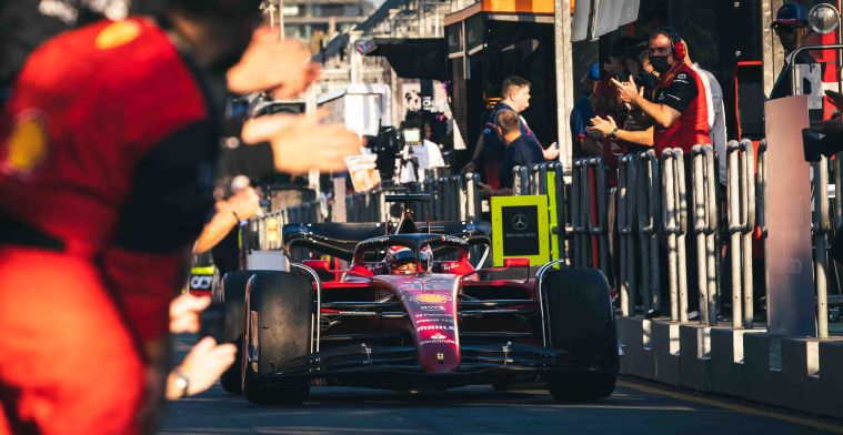 Nog geen reden om te feesten bij Ferrari: 'Seizoen is pas net begonnen'