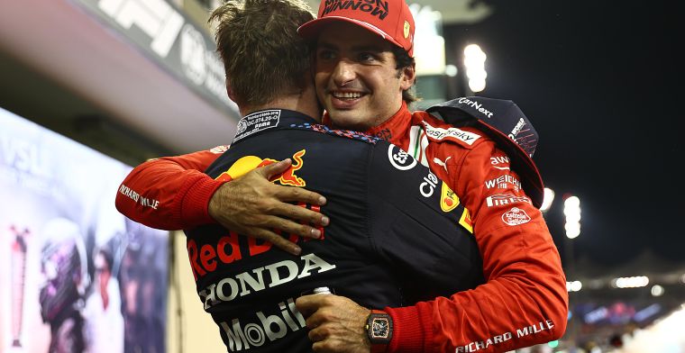 Sainz schaart zich in een bijzonder rijtje met Leclerc en Verstappen