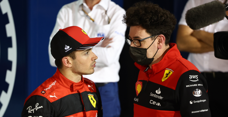Ferrari is trots: 'Hij is een leider aan het worden binnen het team'