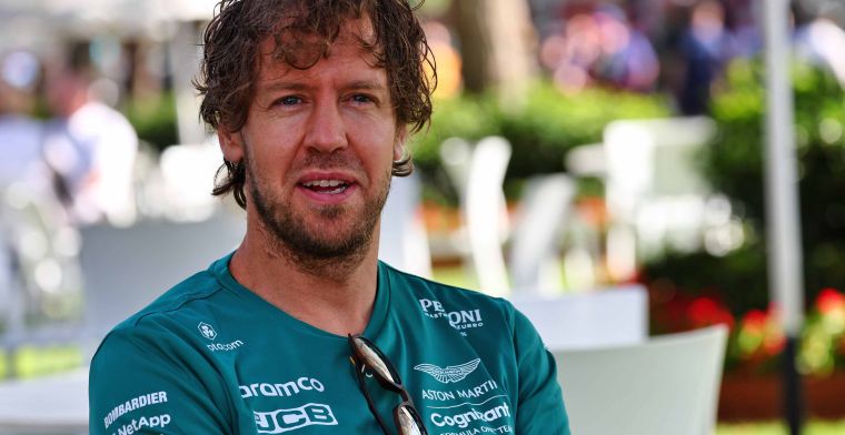 Vettel maakt een statement in Miami: 'In 2060 eerste GP onder water'