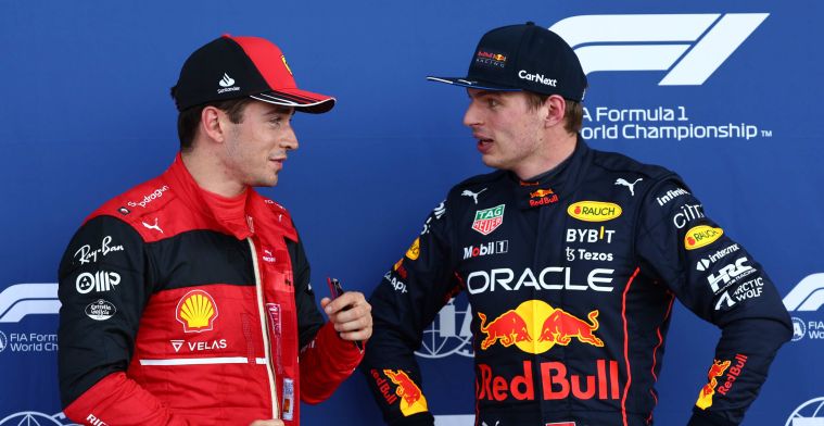 Leclerc gaat in tegen Verstappen: Dat betekent dat je iets goed doet