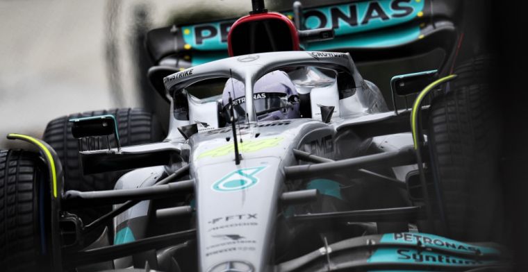 Mercedes wil W13 nog niet opgeven: ‘Vanaf nu meer tijd in windtunnel’