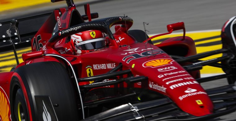 'Ferrari zet getroffen motor opnieuw in na uitvalbeurt Leclerc in Spanje'