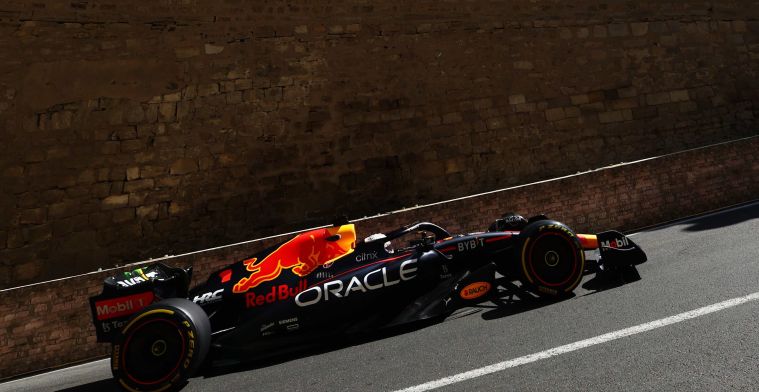 Perez toont topvorm met snelste tijd tijdens VT1 in Baku, Verstappen op P3
