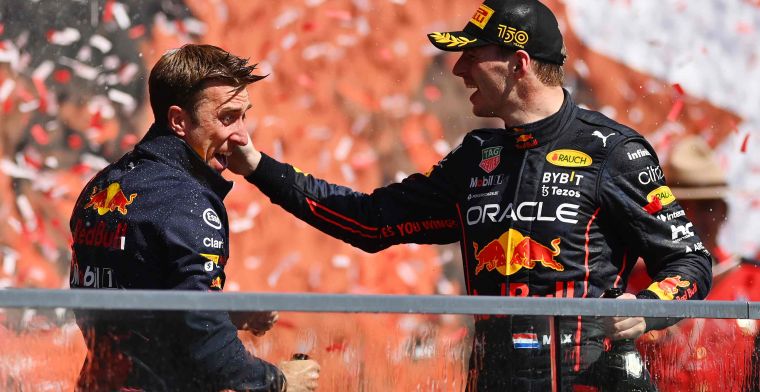 F1 WK-stand 2022 | Verstappen vergroot voorsprong op Perez en Leclerc