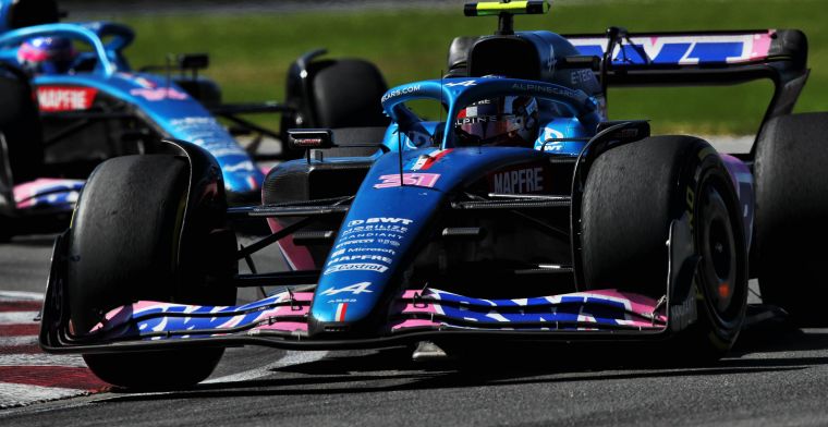 Alpine: 'Hamilton kon Alonso inhalen wegens motorprobleem'