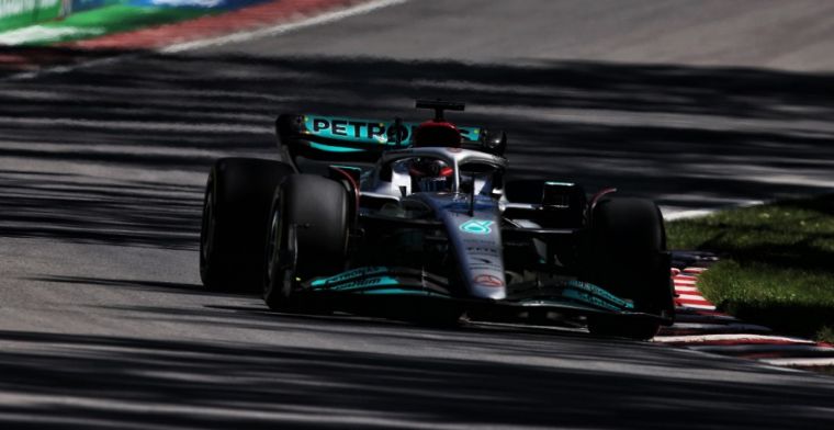 Russell is hard voor Mercedes: 'Nog lang niet waar we moeten staan'
