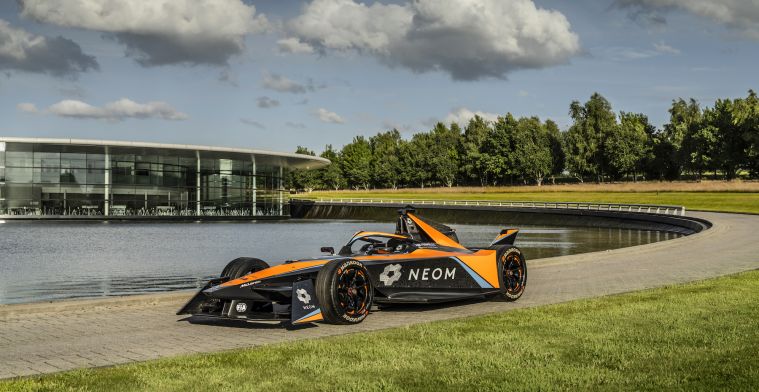 NEOM McLaren XE onthult eerste beelden van nieuwe Formule E-auto