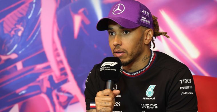 Mercedes verdedigt Hamilton: 'Daar heeft Hamilton wat pech mee gehad'