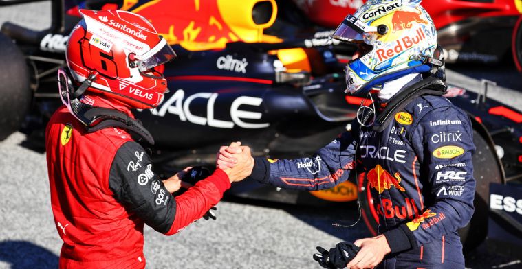 Verstappen verklaart het verschil tussen Leclerc en Hamilton in duels