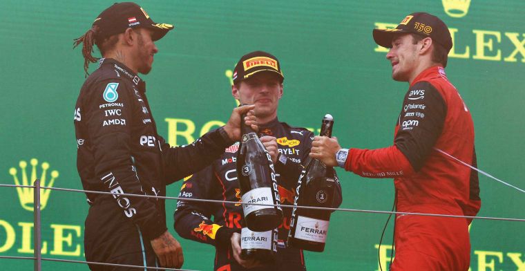 Voorwaardelijke boete Verstappen, Leclerc en Hamilton in Oostenrijk