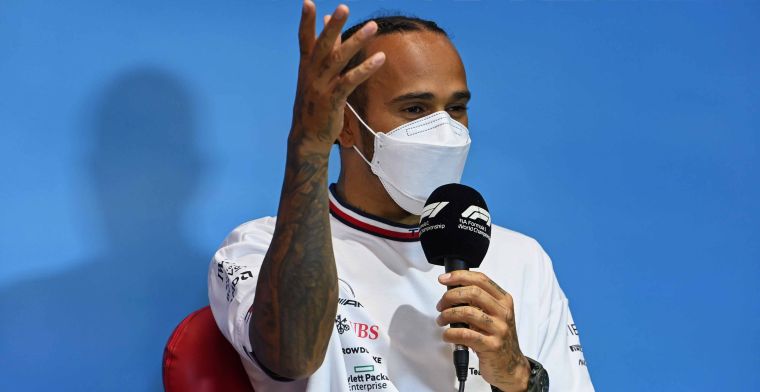 Hamilton bang om ziek te worden: 'Heb dat al twee keer meegemaakt'