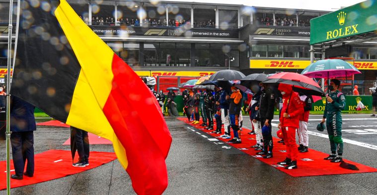 Regering België schiet Spa te hulp om plekje op F1-kalender te houden