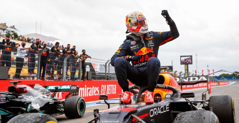 Zo verliep de Grand Prix van Frankrijk vorig jaar voor Verstappen
