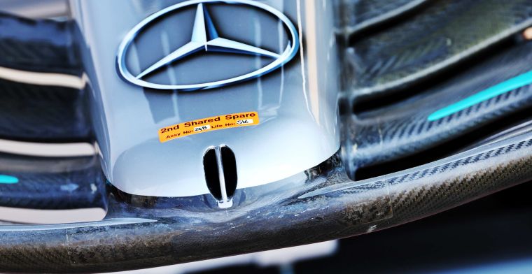 Eerste update van Mercedes al zichtbaar voor Franse GP
