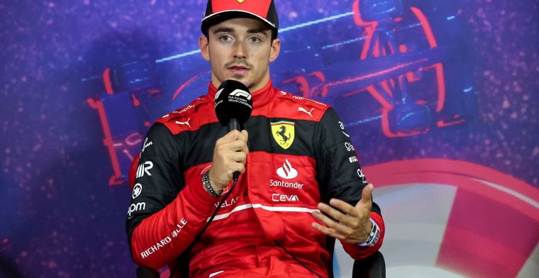 Leclerc verwacht lastige race: 'Red Bull leek erg snel in de racesimulatie'