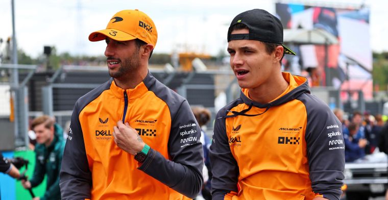 Norris deelt tik uit aan Ricciardo in gedicht aan McLaren