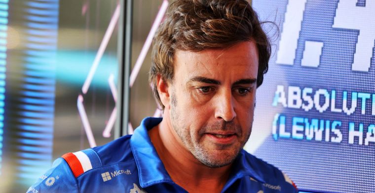 Alonso bracht heel Alpine op de hoogte van vertrek, behalve zijn teambaas