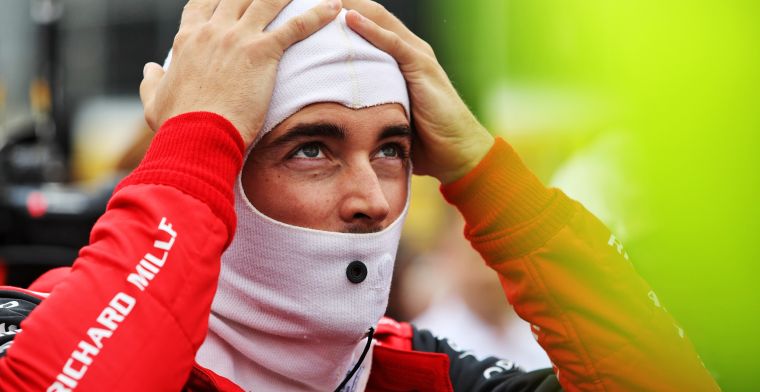 'Leclerc start in Spa achteraan na vervanging motor'