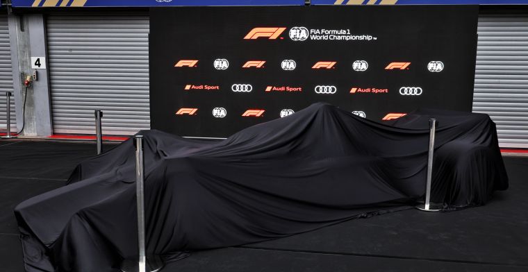 Audi presenteert F1-wagen in eigen kleurstelling