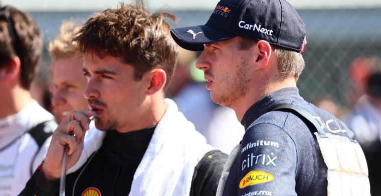 Leclerc in de bres voor Verstappen: 'Dit hoort niet te gebeuren'