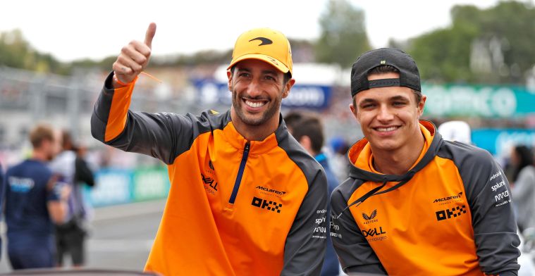 Norris ontkent rolverdeling McLaren: 'Letterlijk het tegenovergestelde'