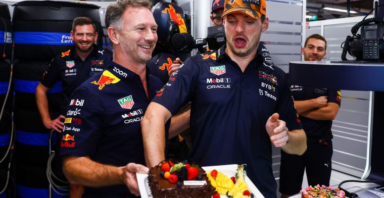 F1 Social Stint | Verstappen viert verjaardag met taart in de garage
