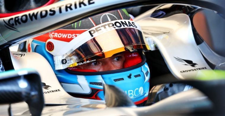 'De Vries in VT1 van GP Mexico te bewonderen bij Mercedes'