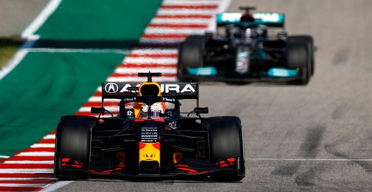 Red Bull Racing en Verstappen troeven Hamilton af in de Verenigde Staten
