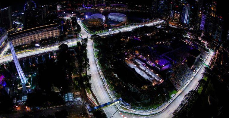 Officieel | Vanaf 2023 herziene lay-out voor F1-circuit Singapore
