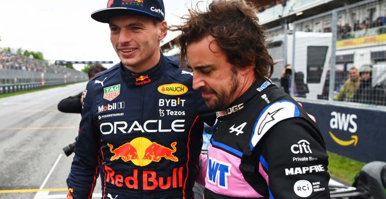 Alonso in de bres voor Verstappen: 'Ferrari behield ook de zeges'