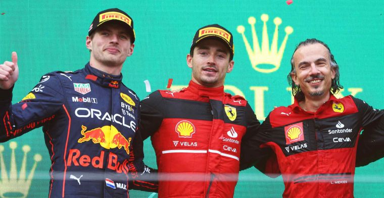 Ferrari-topman baalt dat Verstappen erg profiteert van topsnelheid Red Bull