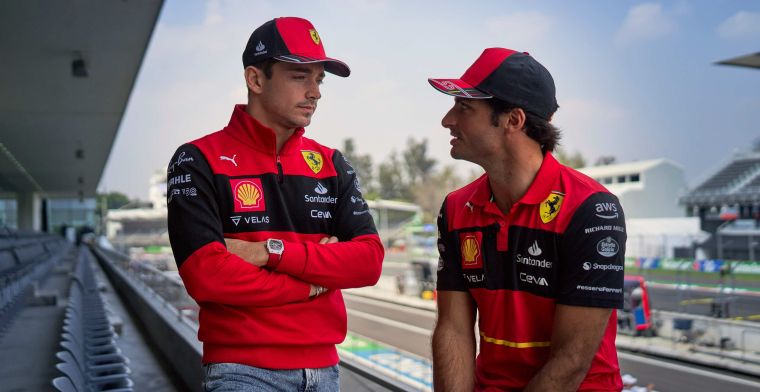 Sainz baalt van achterstand op Leclerc: 'Nooit gehad in mijn carrière'