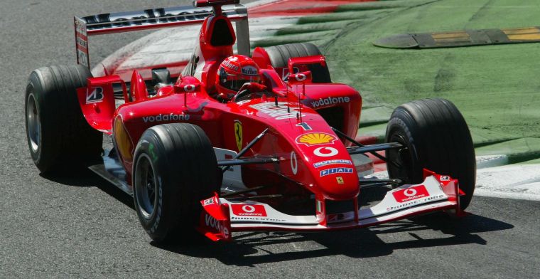 Ferrari F2003 van Michael Schumacher wordt geveild voor enorm bedrag