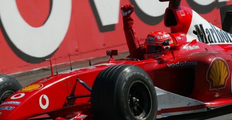 Wagen waarmee Schumacher zesde wereldtitel won verkocht voor recordbedrag