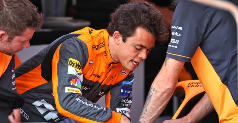 De Vries probeert de McLaren van Norris alvast uit op Interlagos