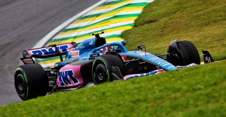 Volledige uitslag VT2 GP Brazilië | Ocon pakt P1, Verstappen vijfde