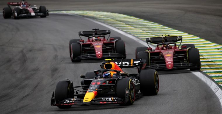 WK-stand constructeurs na GP Brazilië | Ferrari en Mercedes vechten