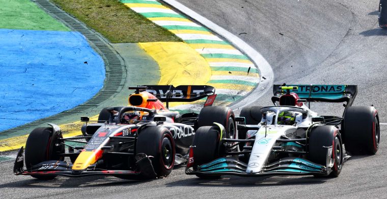 Brundle: 'Hamilton had Verstappen meer ruimte moeten laten'